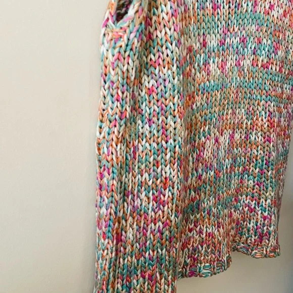 For The REPUBLIC Women’s Multicolor Handmade Knitted Cropped Tank Top Size US M - Picture 5 of 16